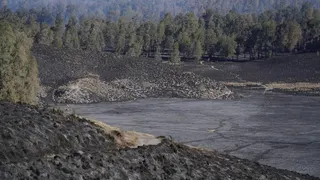 Savana Pengol Gunung Bromo Terbakar, Petugas Gabungan Dikerahkan Padamkan Api