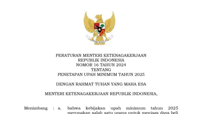 Mekanisme Kebijakan Penetapan Upah Minimum Provinsi UMP Kementerian Ketenagakerjaan