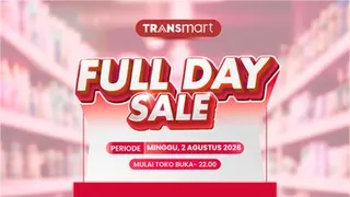 Transmart Full Day Sale 2 Agustus 2026 Tawarkan Diskon hingga 50% dan Tambahan 20%