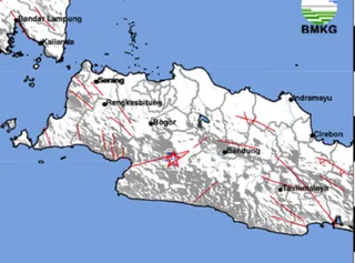 Gempa M 4,3 Sukabumi Berpusat di Laut, Dirasakan hingga Bandung Barat