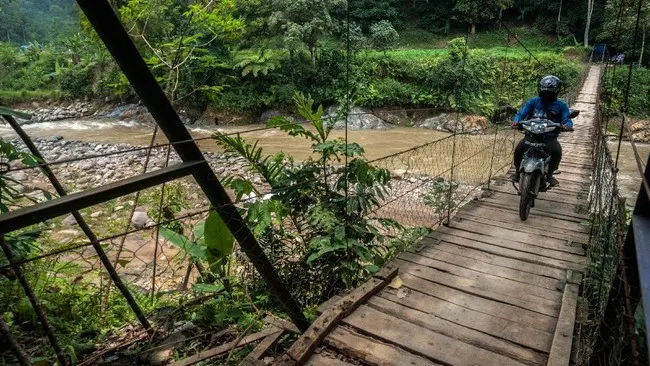 2 Jembatan Vital di Gayo Lues Aceh Putus Diterjang Banjir dan Longsor