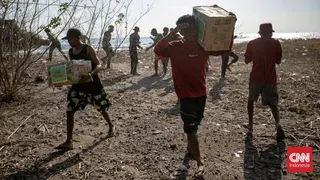 Viral Warga Kecewa dan Injak Bantuan Gempa NTT, Pelaku Minta Maaf