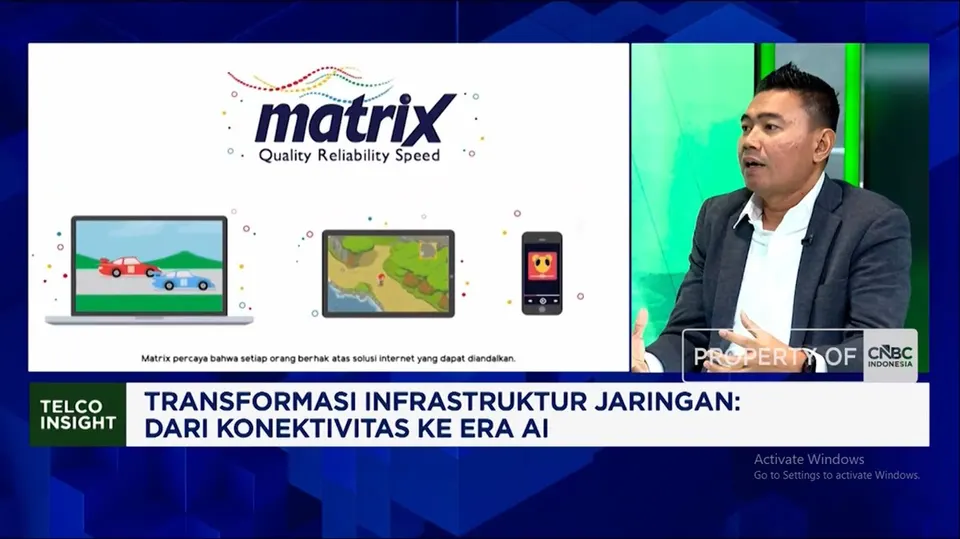 Ekspansi Infrastruktur Jaringan Matrix Nap Info untuk Dukung Adopsi Kecerdasan Buatan