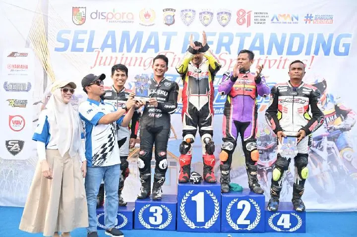 Moto Prix Piala Wali Kota Pekanbaru Jadi Ajang Balap Sekaligus Aksi Sosial