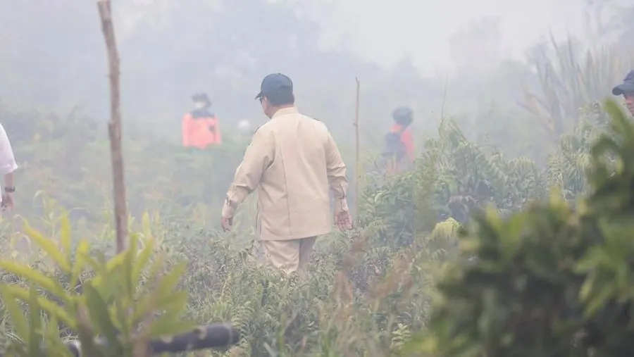 Tegas! Prabowo Ancam Cabut Izin Perusahaan Penyebab Kebakaran Hutan
