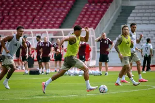 Persiapan Aston Villa Menghadapi Indonesia All Star di Jakarta