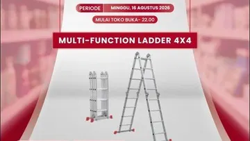 Cara Mendapatkan Diskon Tangga Multifungsi Rp 800.000 di Transmart Full Day Sale
