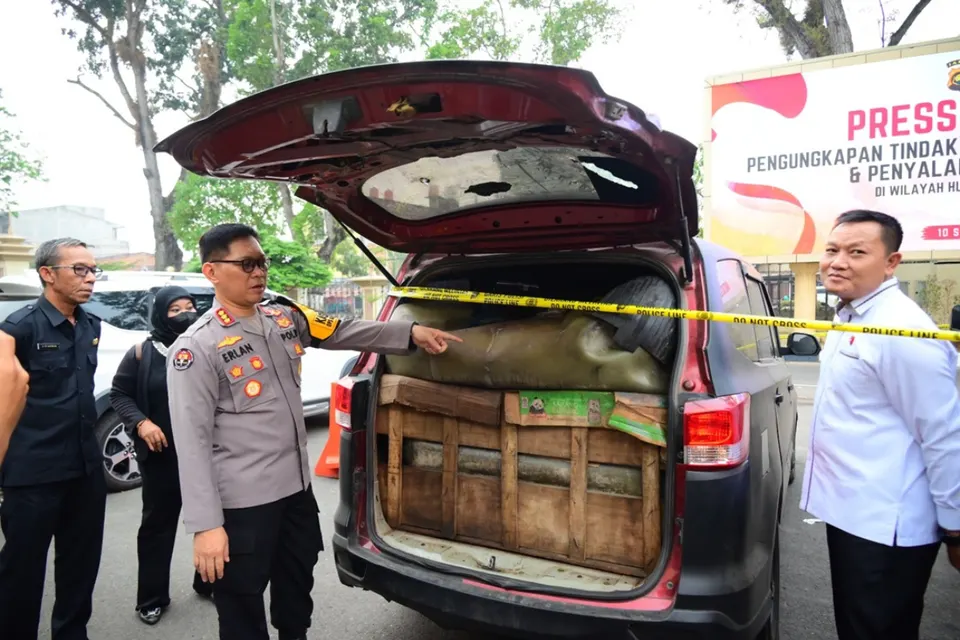 Polda Jambi Sita 22.800 Liter Minyak Ilegal, 8 Tersangka Ditangkap
