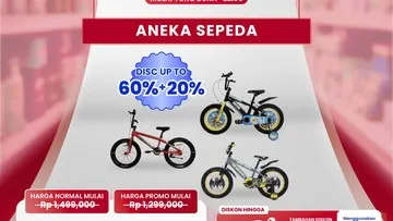 Membeli Sepeda dengan Diskon Besar di Transmart Full Day Sale