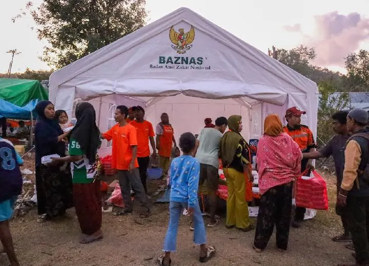 Baznas Salurkan 1.900 Porsi Makanan Siap Saji untuk Korban Gempa NTT