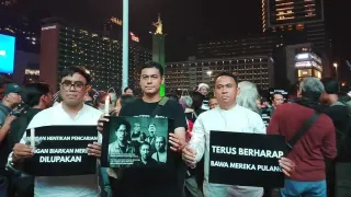 PFI Gelar Doa Bersama untuk 5 Jurnalis Hilang di Anak Krakatau