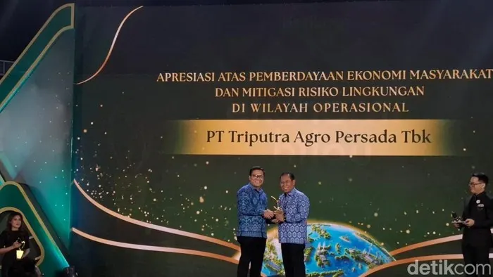 Mitigasi Risiko Lingkungan, Triputra Agro Persada Raih Anugerah Ekonomi Hijau