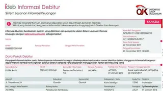Begini Cara Membersihkan Nama dari SLIK OJK atau BI Checking yang Tercatat Buruk