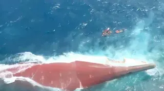 Bangkai KM Virgo Transport 8 Bergeser 1,6 Mil Laut di Kedalaman 30 Meter